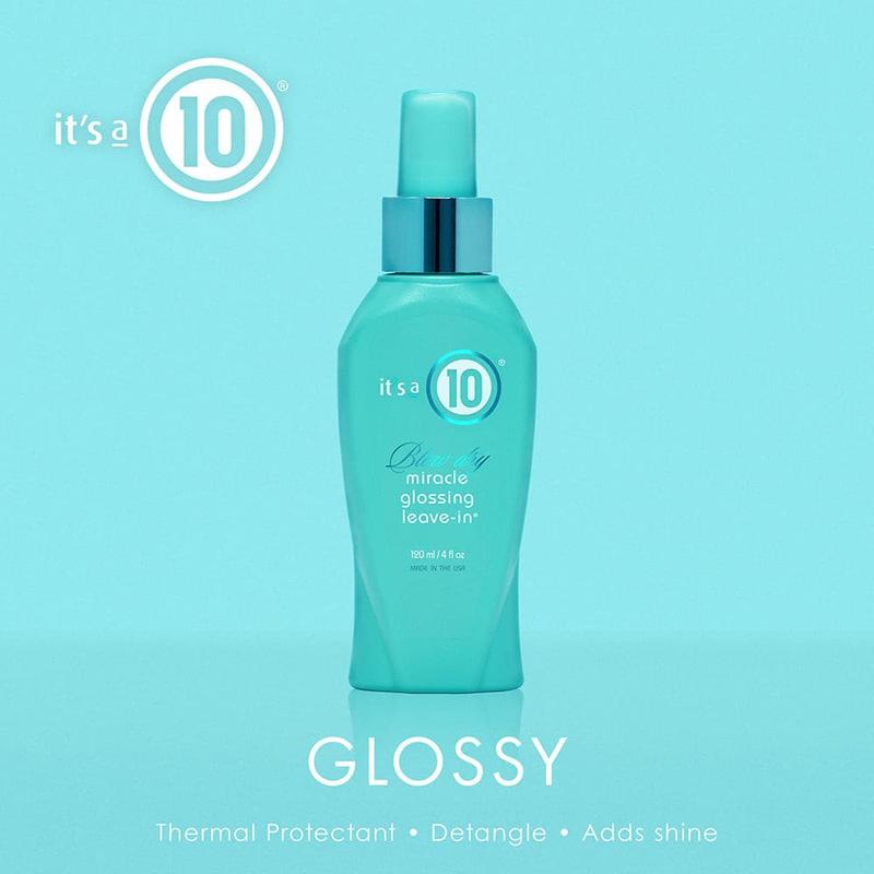 It's a 10 Haircare Miracle Blowdry Glossing Leave-In Conditioner Spray Product