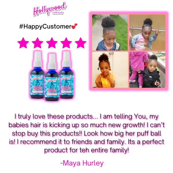 Hollywood Hair Bar Rosemary Magic Growth Water for Haircare and Comfort Blend miracle oil fine hair Organic Castor