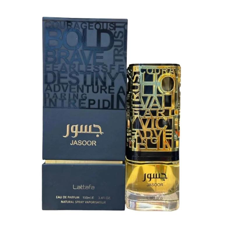 Lattafa Jasoor Eau De Parfum Spray for Men, 3.4 Ounce    100 ml   |  2024 Best Fragrance  Gift| Long Lasting Cologne