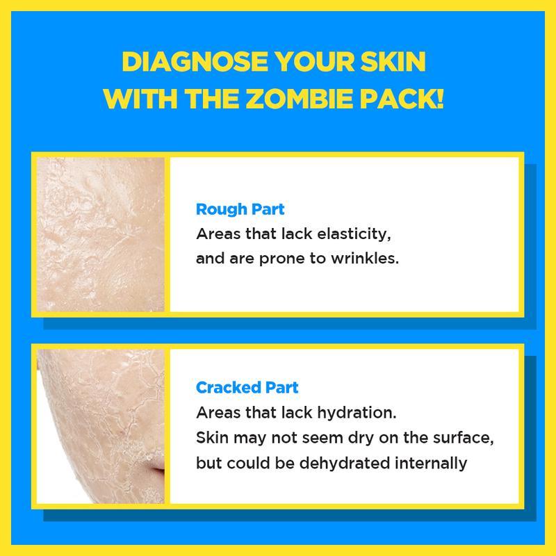 [SKIN1004 Official Shop] Zombie Pack 1 Box, 8ea, Hydrating Gift Skincare, Comfort Face Mask for Smooth Skin Repair, Aloe Applicator, Brush Powder