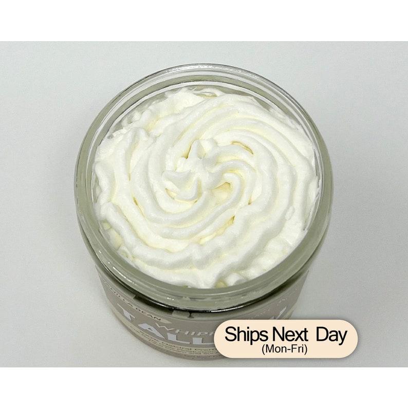 Whipped Tallow, Grass fed Beef Tallow Moisturizer,16oz Vanilla Bean Moisturizing Tallow