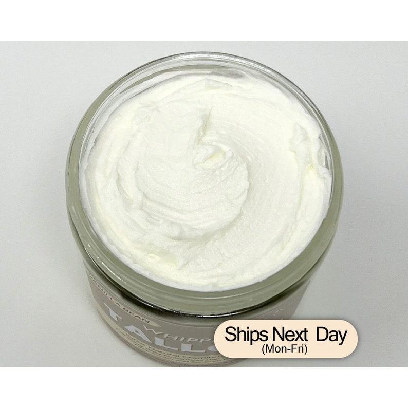 Whipped Tallow, Grass fed Beef Tallow Moisturizer,16oz Vanilla Bean Moisturizing Tallow