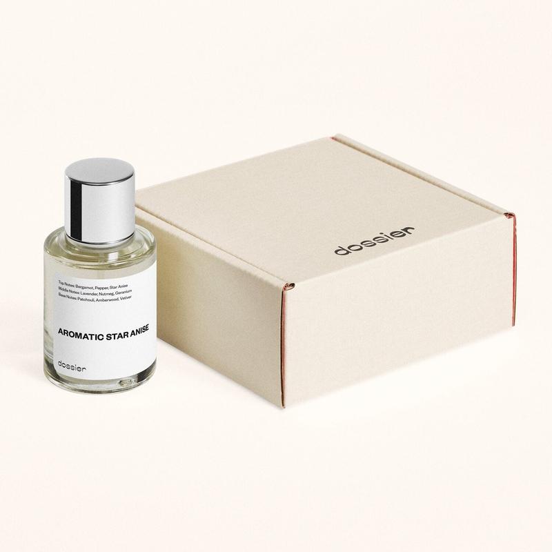 Aromatic Star Anise, Dossier, Men, 50ml, Eau De Parfum, Bergamot, Star Anise, Lavender, Geranium, Patchouli, Amberwood, Vetiver