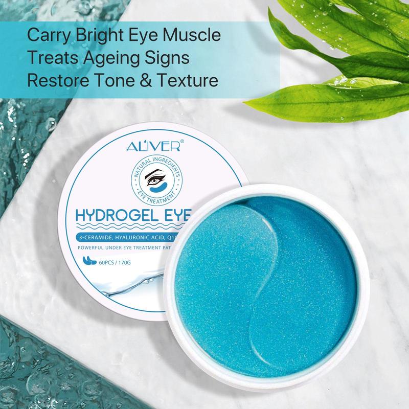 Hydrogel Eye Mask, 60pcs box Collagen Under Eye Patches, Moisturizing Eye Care Mask, Eye Care Product for Women & Men