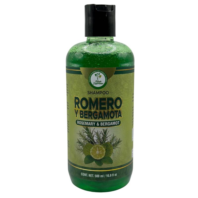 HIGH SUPREME SHAMPOO ROMERO & BERGAMOTA (ROSEMARY & BERGAMOT) 16.9 fl oz healthy and beautiful hair with every wash