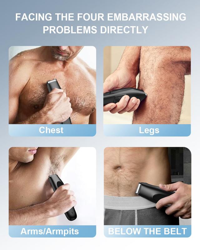 Portable Electric (painless) Body Hair Trimmer Kit, leg and underarm public hair cordless rechargeable trimmer hair cutting machines trimmer set