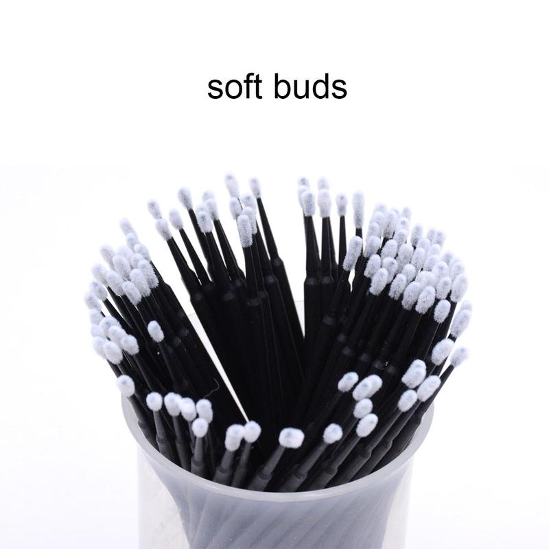 Disposable Micro Swabs, 100pcs Mascara Wands Applicators, Lip Wands, Eyelash Extension Brush Eyeliner Brush Cosmetic Tools, Makeup Applicators, Makeup Tools