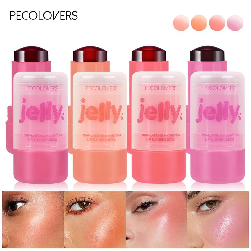 Waterproof Jelly Blush Stick, 1 Count Moisturizing Blush, Natural Look Lightweight Blush, Soft Color Shadow, Makeup Products, Suitable for All Skins, Christmas Gift