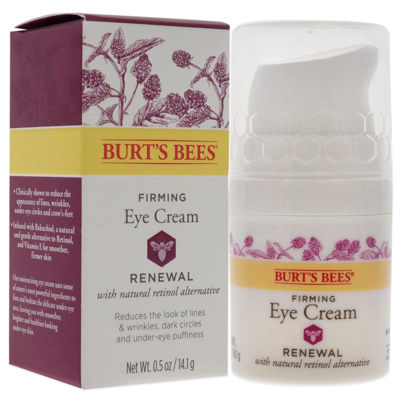 Renewal Smoothing Eye Cream by Burts Bees for Unisex - 0.5 oz Eye Cream