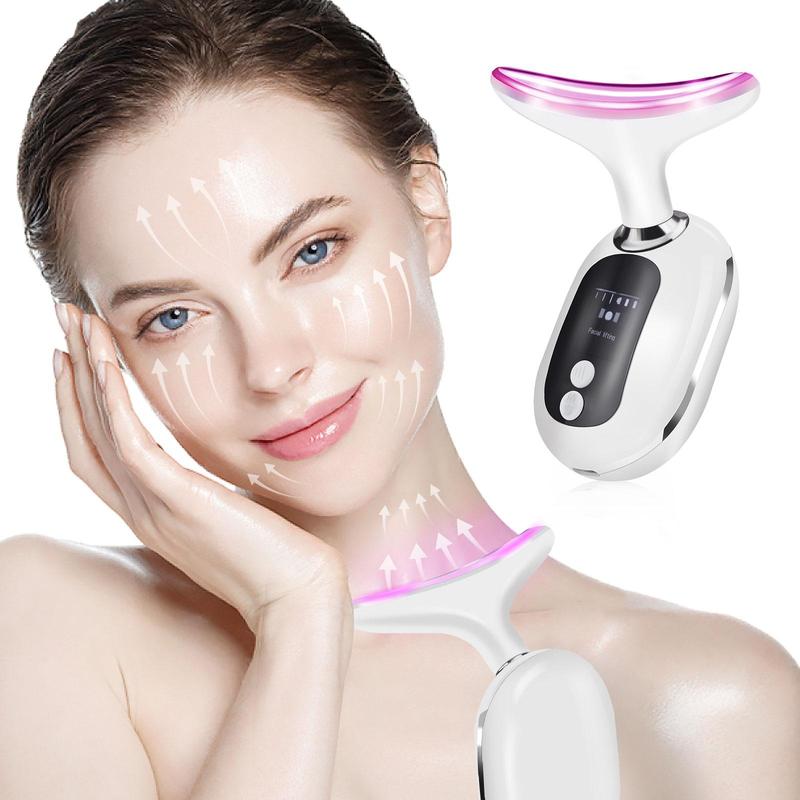 Comfort Neck Skin Lifting Massager, 1 Count Durable Neck Massager, Face Massager, Heating Facia Skin Care Tools, IPL Neck Beauty Instrument, Christmas Gift