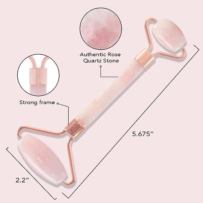 Rose Quartz Facial Roller Luxury Skincare