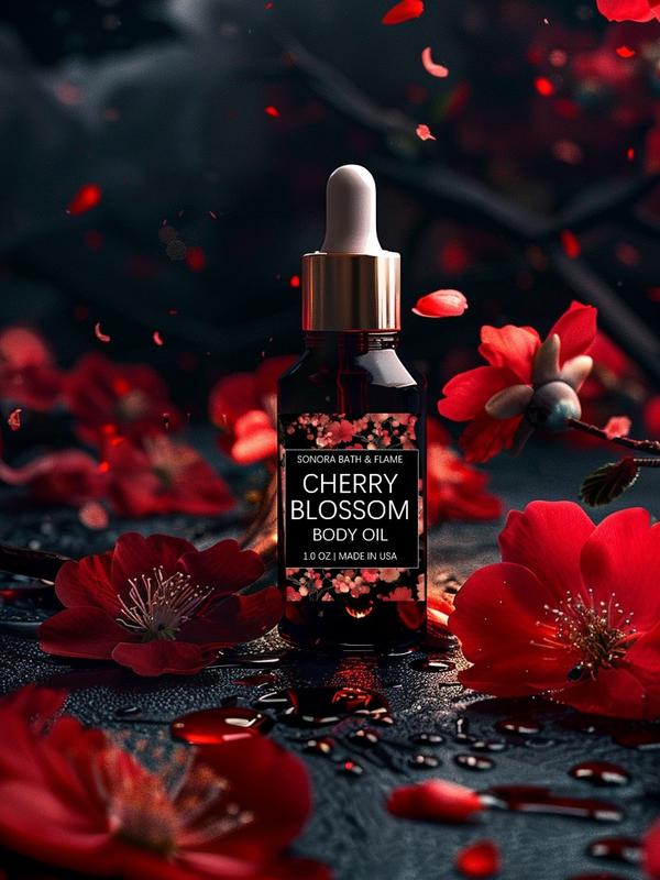 CHERRY BLOSSOM BODY OIL - Luxuriously silky with the heavenly scent of Cherry Blossoms