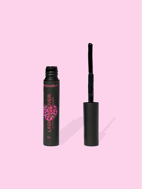 Coolcat Cluster Lash Bond and Remover for Individual Lashes, Lash Bond Micro-Wand&Long Lashing and Lash Bond Accelerate The Dry Time&Water-Proof Super Strong Hold 48 Hours4ML,Fast Removal with No Residue Oil Texture Deep Cleansing5ML Luxury Makeup Mascara