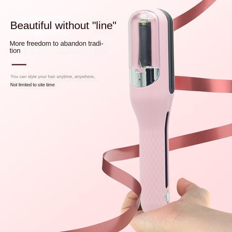 1pc automatic electric hair clipper, USB rechargeable, fork hair clipper suitable for all hair types, 2 in 1 hair edge control multifunctional C- type rechargeable hair clip