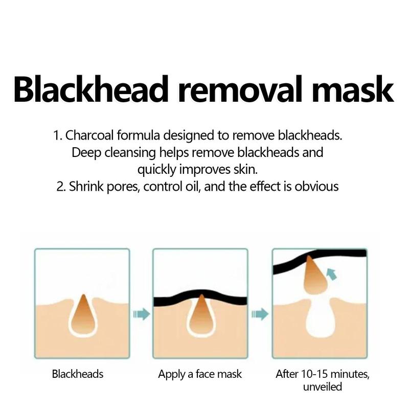 Blackhead Remover Mask, 1 Count Deep Cleansing Nose Pores Cleaning Mask, Face Skincare Product For Daily Use