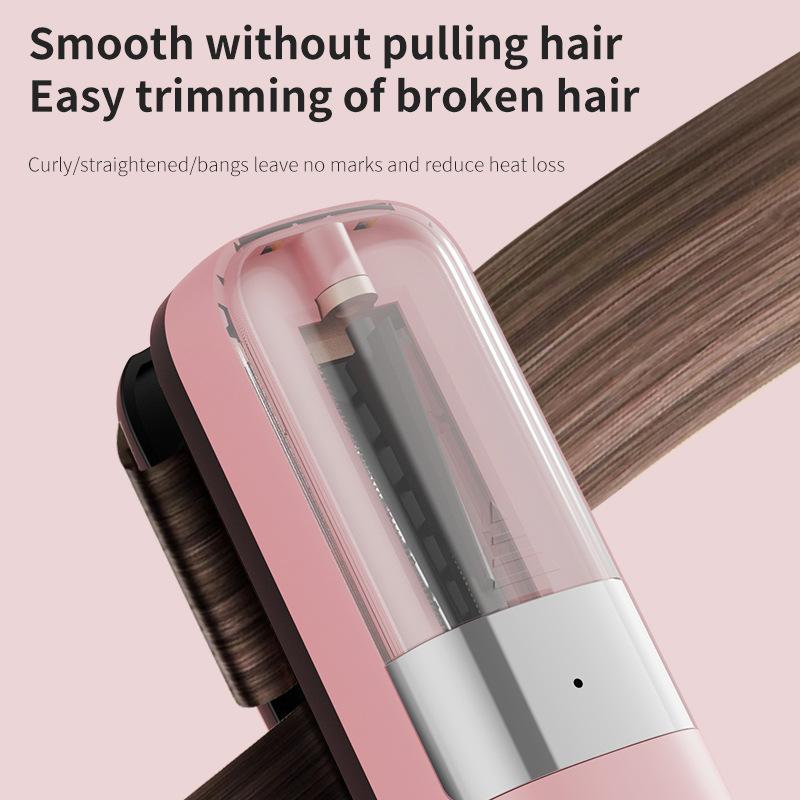 1pc automatic electric hair clipper, USB rechargeable, fork hair clipper suitable for all hair types, 2 in 1 hair edge control multifunctional C- type rechargeable hair clip