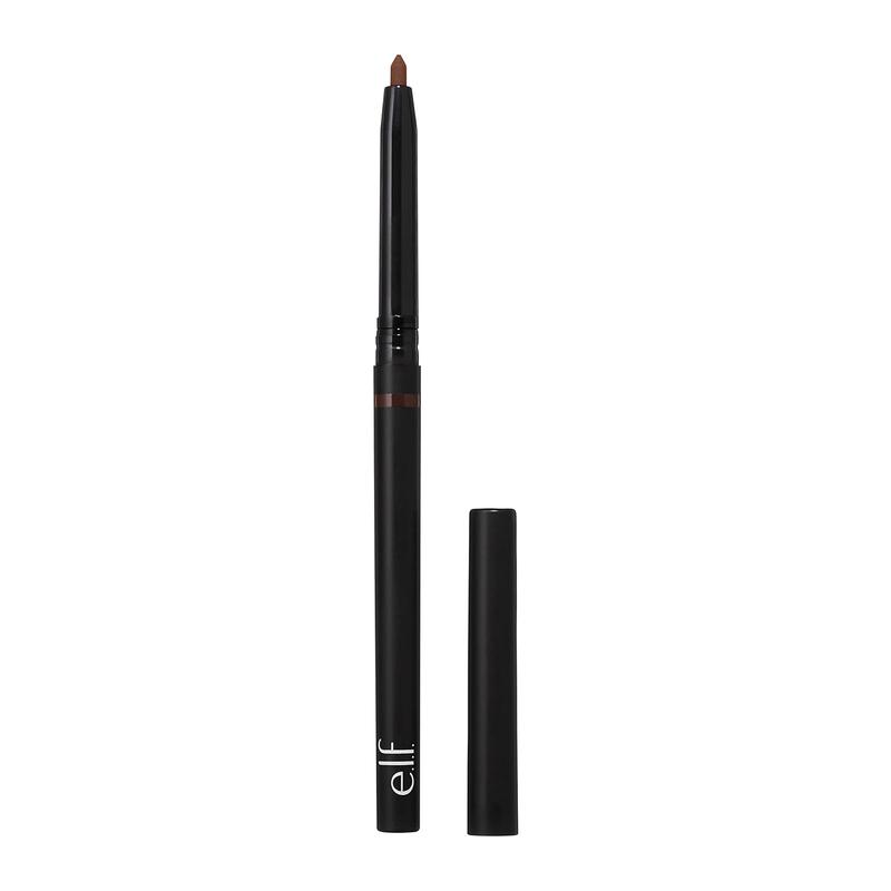 e.l.f. No Budge Retractable Eyeliner, Creamy, Ultra-Pigmented, Coffee Lid Lipliner