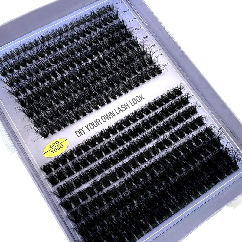 Mixed Length Individual False Eyelashes, 1 Box Natural Look Eyelash Extensions, Self Grafting Curl Eyelashes, Eye Makeup Enhancement False Eyelashes, Christmas, Christmas Gift