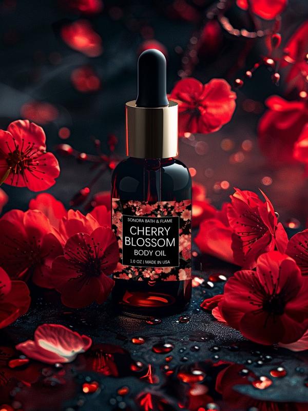 CHERRY BLOSSOM BODY OIL - Luxuriously silky with the heavenly scent of Cherry Blossoms