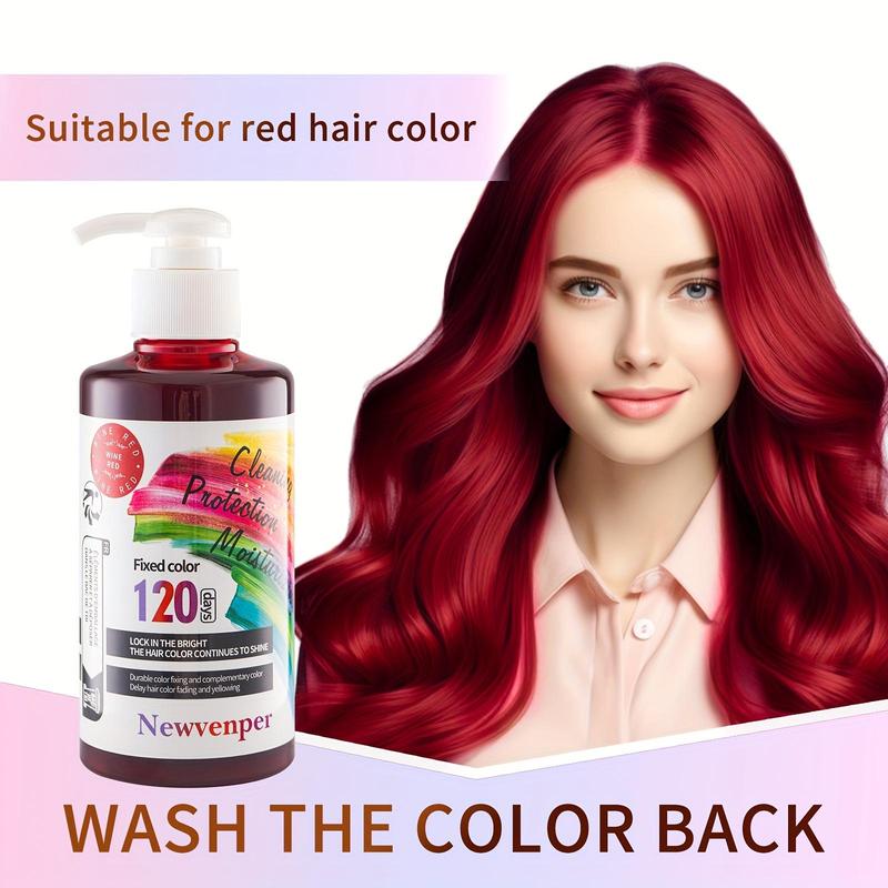 Color Fixing Shampoo, Durable Hair Dye Care and Complementary Color, Gentle Clean, Moisturizing and Nourishing, Smooths & Shines Hair Color Protecting Shampoo