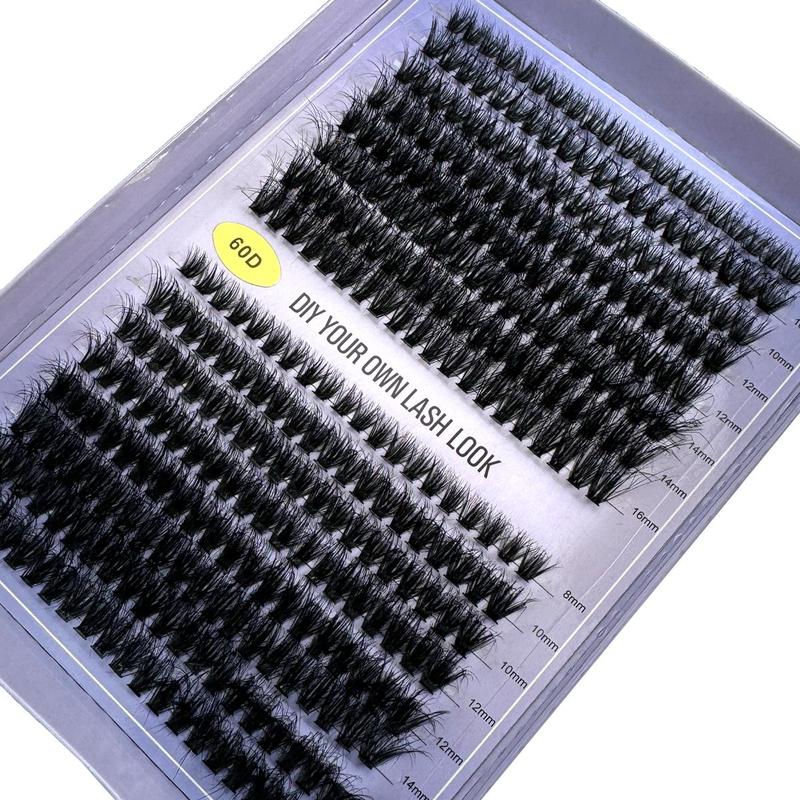 Mixed Length Individual False Eyelashes, 1 Box Natural Look Eyelash Extensions, Self Grafting Curl Eyelashes, Eye Makeup Enhancement False Eyelashes, Christmas, Christmas Gift