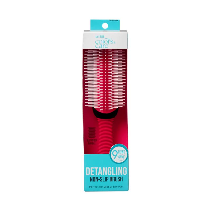 KISS Colors & Care Professional Detangling Non-Slip Brush