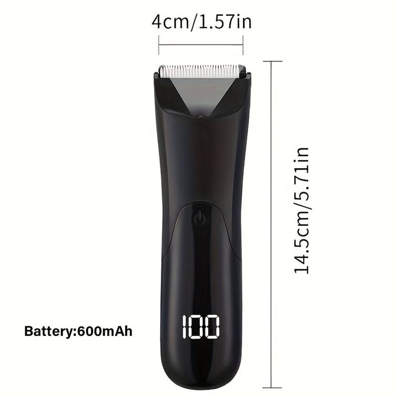 Mens Grooming Trimmer - Advanced Electric Shaver for Body Hair, Inguinal, and Pubic Areas with Durable Ceramic Blade for Smooth Shaving - Perfect Gift Idea for Men, Designed for Male Hygiene and Grooming Suitable for Ages 14+