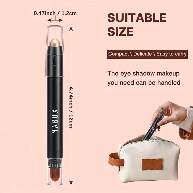 3pcs box Long Lasting Eyeshadow Stick, Waterproof Eye Brightener Pen, Eye Makeup Tool For Women