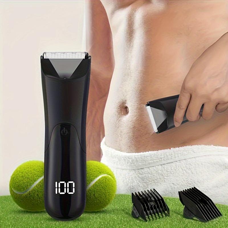 Mens Grooming Trimmer - Advanced Electric Shaver for Body Hair, Inguinal, and Pubic Areas with Durable Ceramic Blade for Smooth Shaving - Perfect Gift Idea for Men, Designed for Male Hygiene and Grooming Suitable for Ages 14+