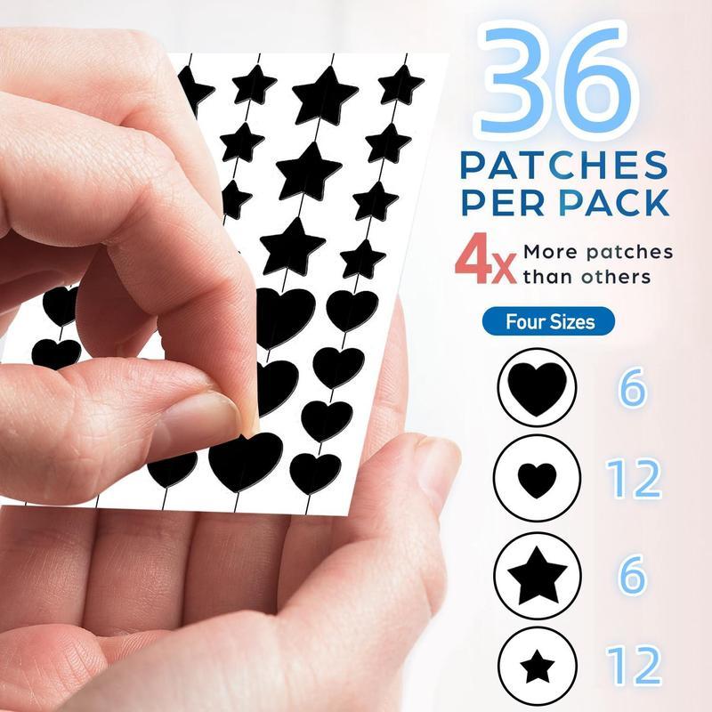 HydrocolloidAcne Patches 432pcs box Star-Shaped Pimple Patch - Conceals Freckles, Comedo, Acne, and Blemishes - Gentle, Waterproof, and Reusable Acne Cover Patches for Sensitive Skin