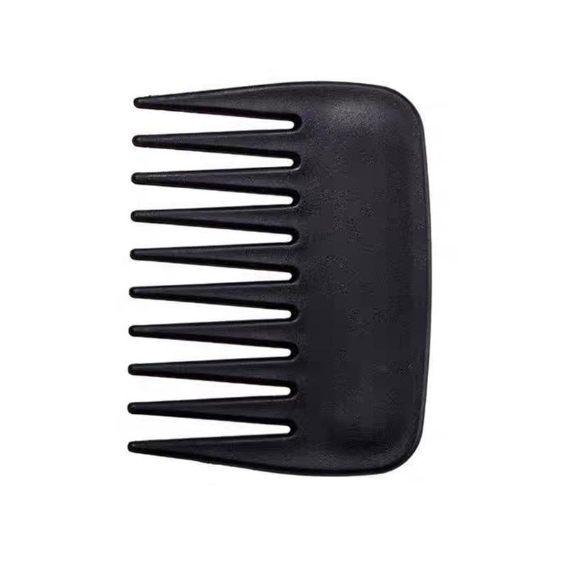 Iridescent Comb Wide Detangling Wide Tooth Comb, Compact & Easy to Clean Styling Multi Purpose Compact Hair Comb for Women & Men - Ideal for Straight, Curly and Wavy Wet or Dry