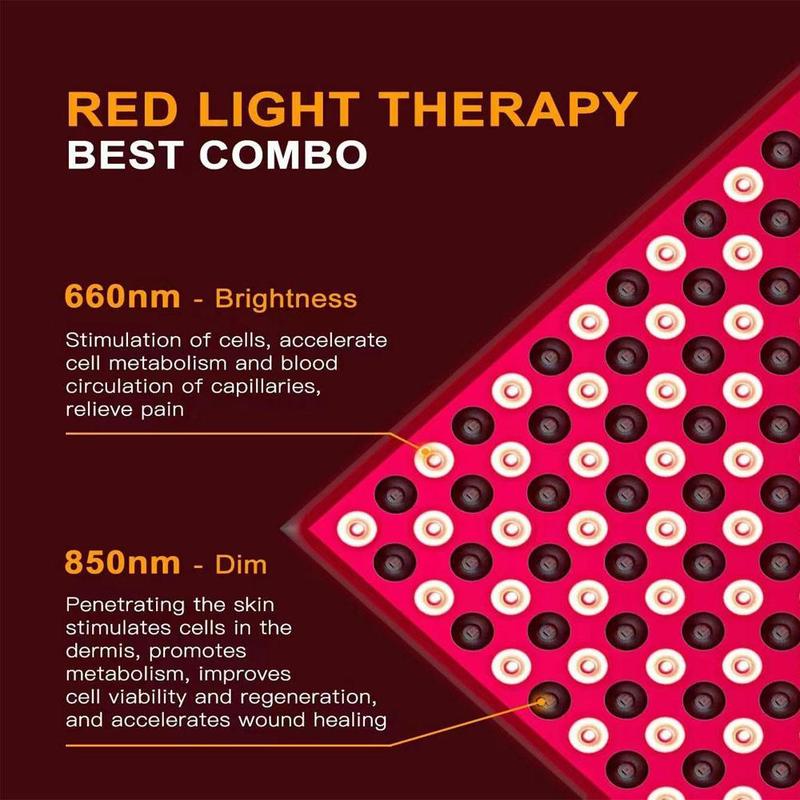 LED Skin Care Light, 144 LEDs Facial Care Machine, Red Light Skin Care Beauty Appliance, Beauty Instrument for Women, Skin Care Products