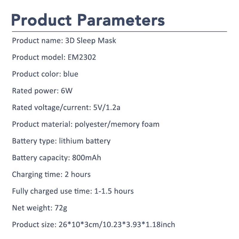 3-level Graphene Heating Eye Massager, 1 Box Rechargeable Eye Massage Mask with 5 Vibration Modes, Facial Massager, Electric Massager, Eye Care Machine for Women & Men