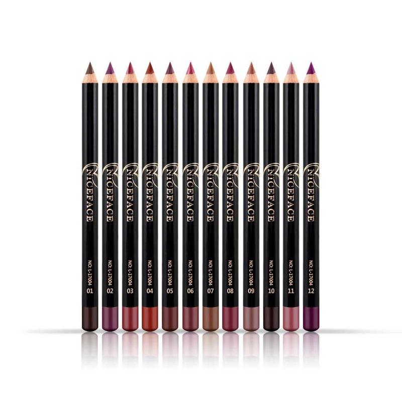 Spring Lip Liner Set, Long Lasting Lip Liner Pencil, High Pigmented Creamy Lip Liner Set, Matte Velvet Lip Liner Pencil, Smooth Non-marking Lipstick Pen Lip Makeup