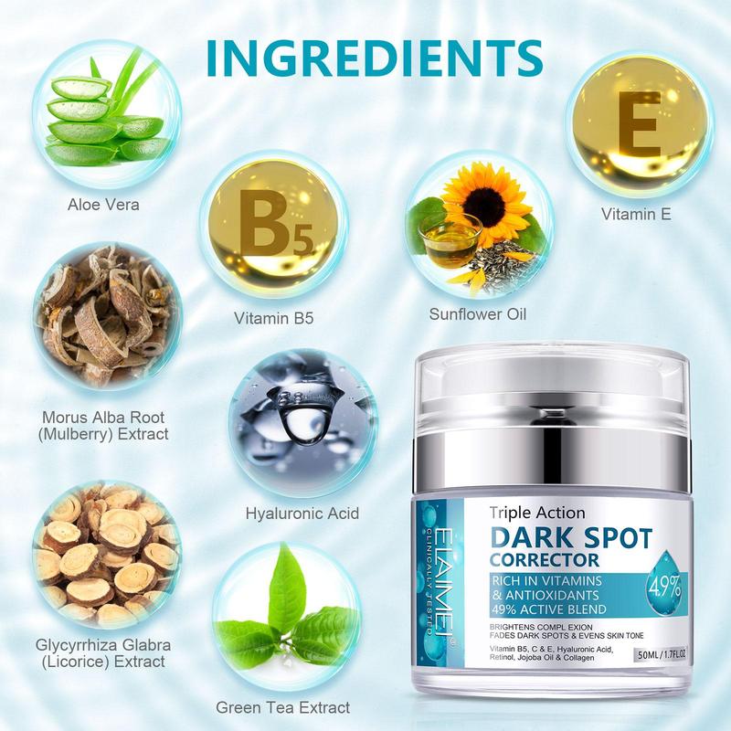 Elaimei Dark Spot Corrector, Summer Gifts, Face Skin Care Brightens Cream, Moisturizing Skin Care Product for Women & Men, Eid Al-adha, Skin Care for Men, Skin Care Products