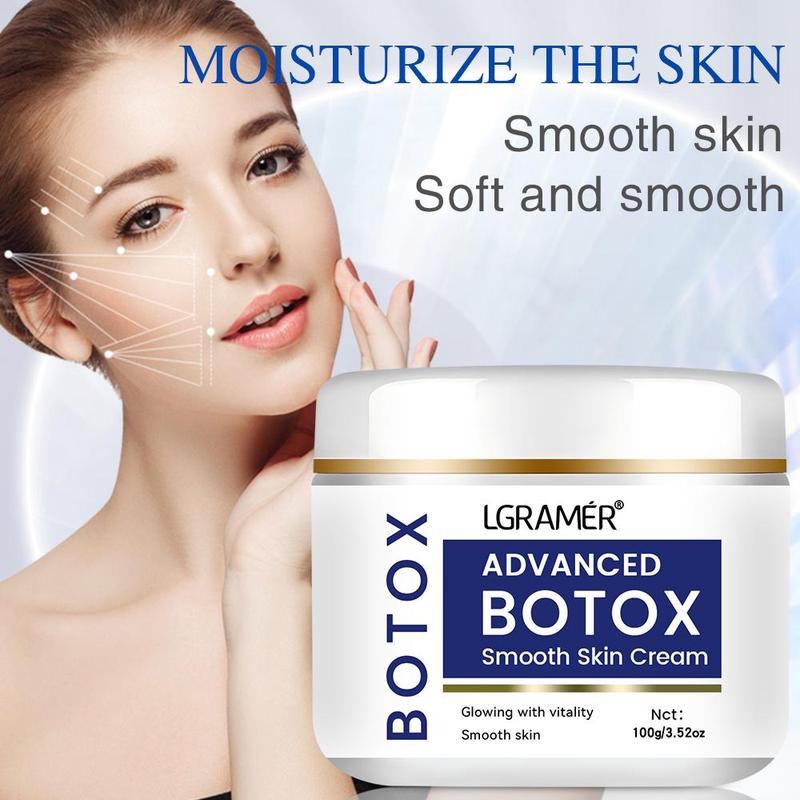 Advanced Botox Smooth Skin Cream, Moisturizing Facial Cream, Hydrating Refreshing Facial Moisturizer, Face Lotion for Women & Men, Christmas Gift