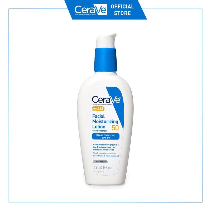 CeraVe Am Moisturizing Lotion SPF 50 | Normal to Dry Skin