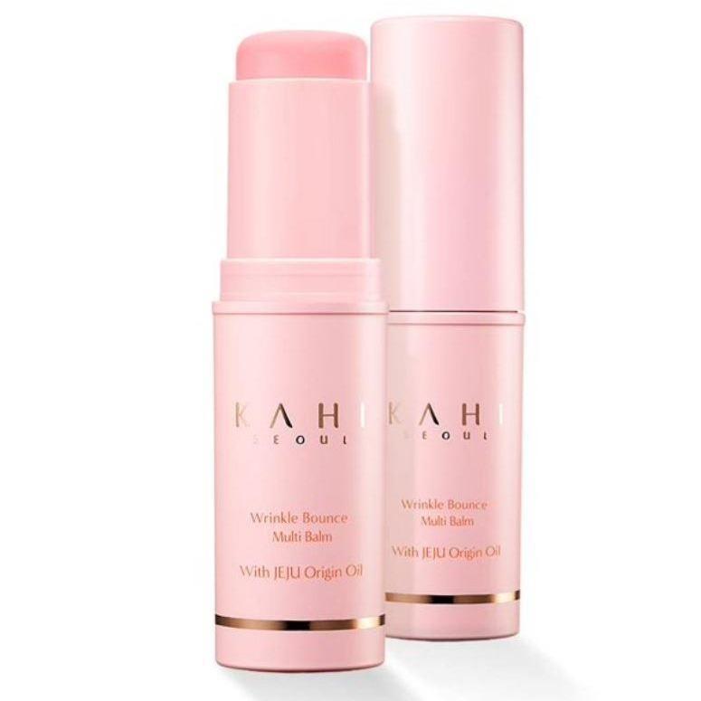 KAHI Wrinkle Bounce All-in-One Hydrating Multi-Balm for Face, Lips, Eyes and Neck - Daily Moisturizer Stick with Moisture Mist - 0.32 oz Moisturizing Skincare Smooth Sunflower Brightening Oil