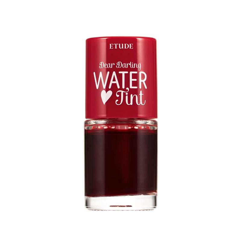 ETUDE Dear Darling Water Tint Cherry Ade (21AD) Makeup | Vivid Color Lip Stain with Moisturizing Weightless & Non-sticky Finish | Smudge-proof & Lightweight Lip Tint | K-beauty Cosmetic Gloss Lipgloss Lipstick Glossy Lip Care Moisturizer Moisture