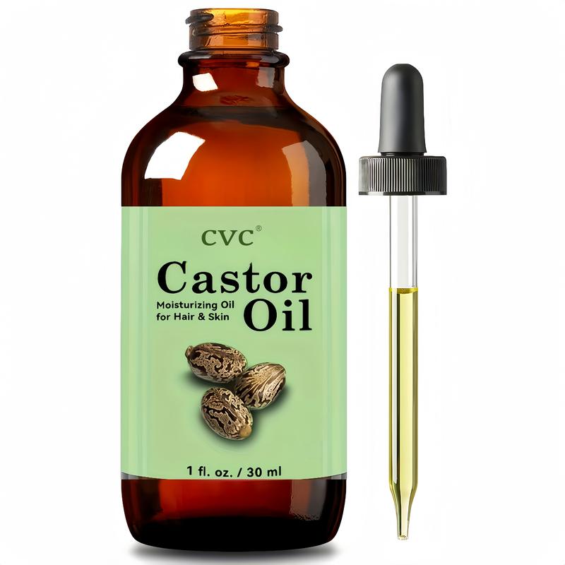 Castor Oil, Moisturizing Oil for Hair & Skin, Hair Growth Serum, Hair Oils for Hair Growth, Moisturizer Hair Treatment Starter Kit