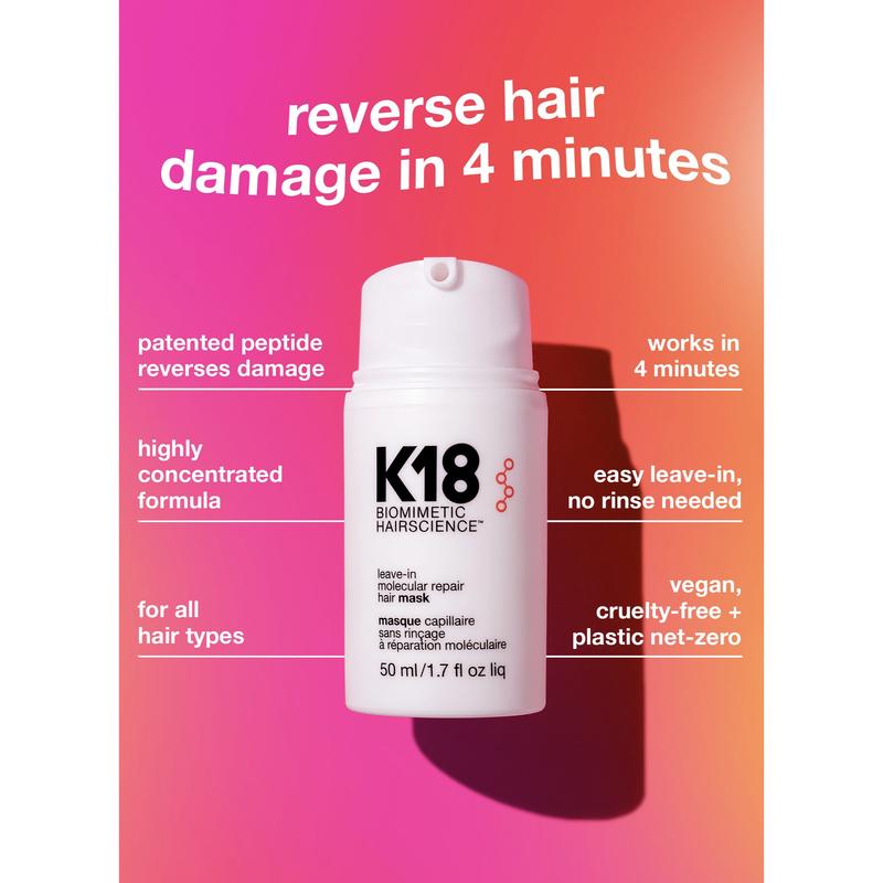 Full Size Leave-In Molecular Repair Hair Mask + Mini Molecular Repair Hair Oil