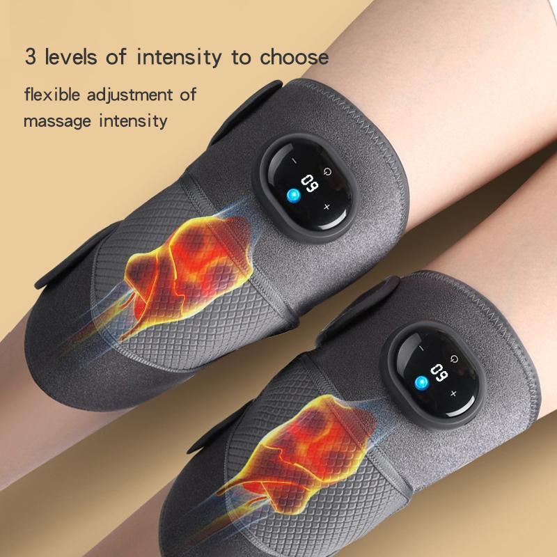 Heating Knee Pad, 1 Count Portable Electric Vibrating Knee Massager, 3 Speed Heating Shoulder Pad, Temperature Adjustable Heating Elbow Pad