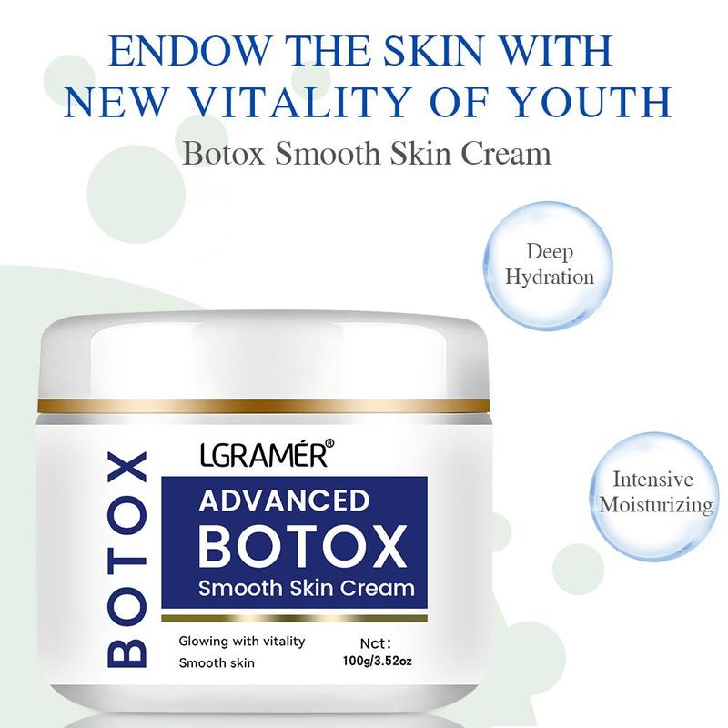 Advanced Botox Smooth Skin Cream, Moisturizing Facial Cream, Hydrating Refreshing Facial Moisturizer, Face Lotion for Women & Men, Christmas Gift