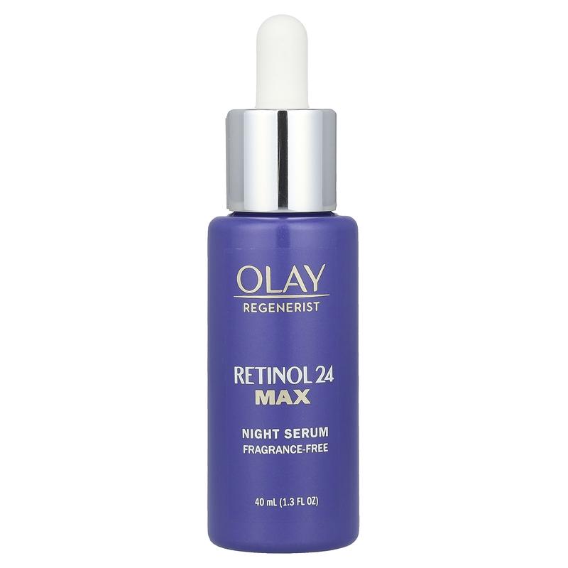 Olay Regenerist, Retinol 24, Night Serum, Fragrance-Free, 1.3 fl oz (40 ml)