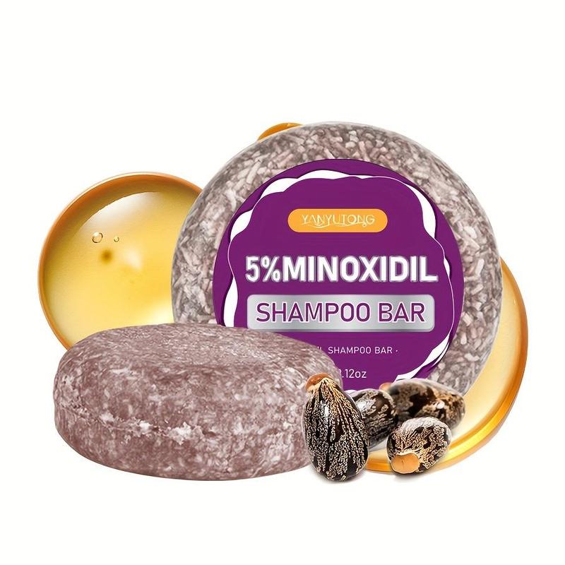 Minoxidil Hair Shampoo Soap, 2 Counts set Deep Cleansing Hair Strengthening Shampoo Bar, Hair Care & Styling Product for Women & Men