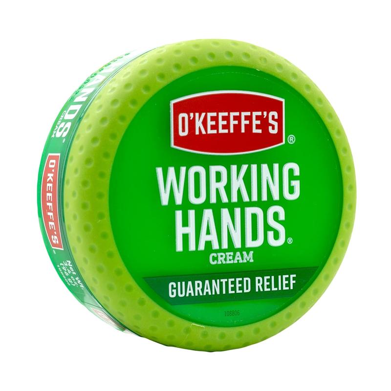 O'Keeffe's Working Hands Hand Cream for Extremely Dry, Cracked Hands, 3.4 Ounce Jar, (Pack 1) Moisture Moisturizing