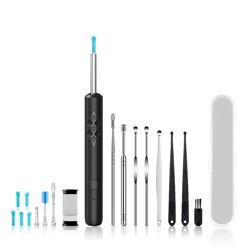 Ear Wax Removal Tool with Camera, Portable Type-C Rechargeable Ear Cleaning Tool, Earwax Removal Kit, Ear Cleaning Tool for Home & Travel