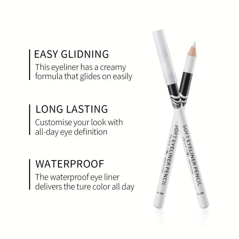 Waterproof Long-lasting Eyeliner, 3pcs set Quick Drying Eyeliner Pen, Easy to Apply for Eye Makeup, Professional Daily Makeup Accessories