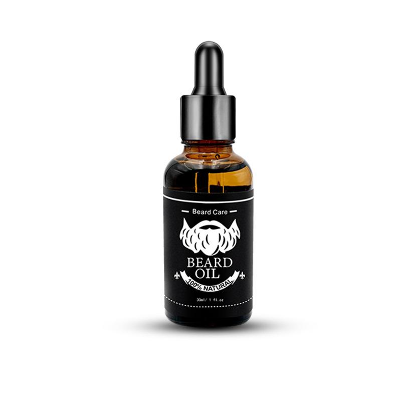 Men's Beard Oil set, Growth Oil and Titanium Beard and Hair Growth Rolle