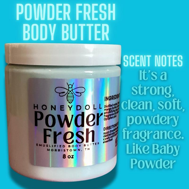 Powder Fresh Emulsified Body Butter  - Moisturizing